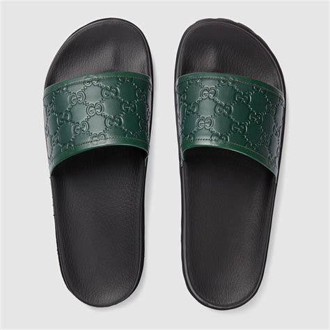 mens gucci slides cheap|gucci slides men stockx.